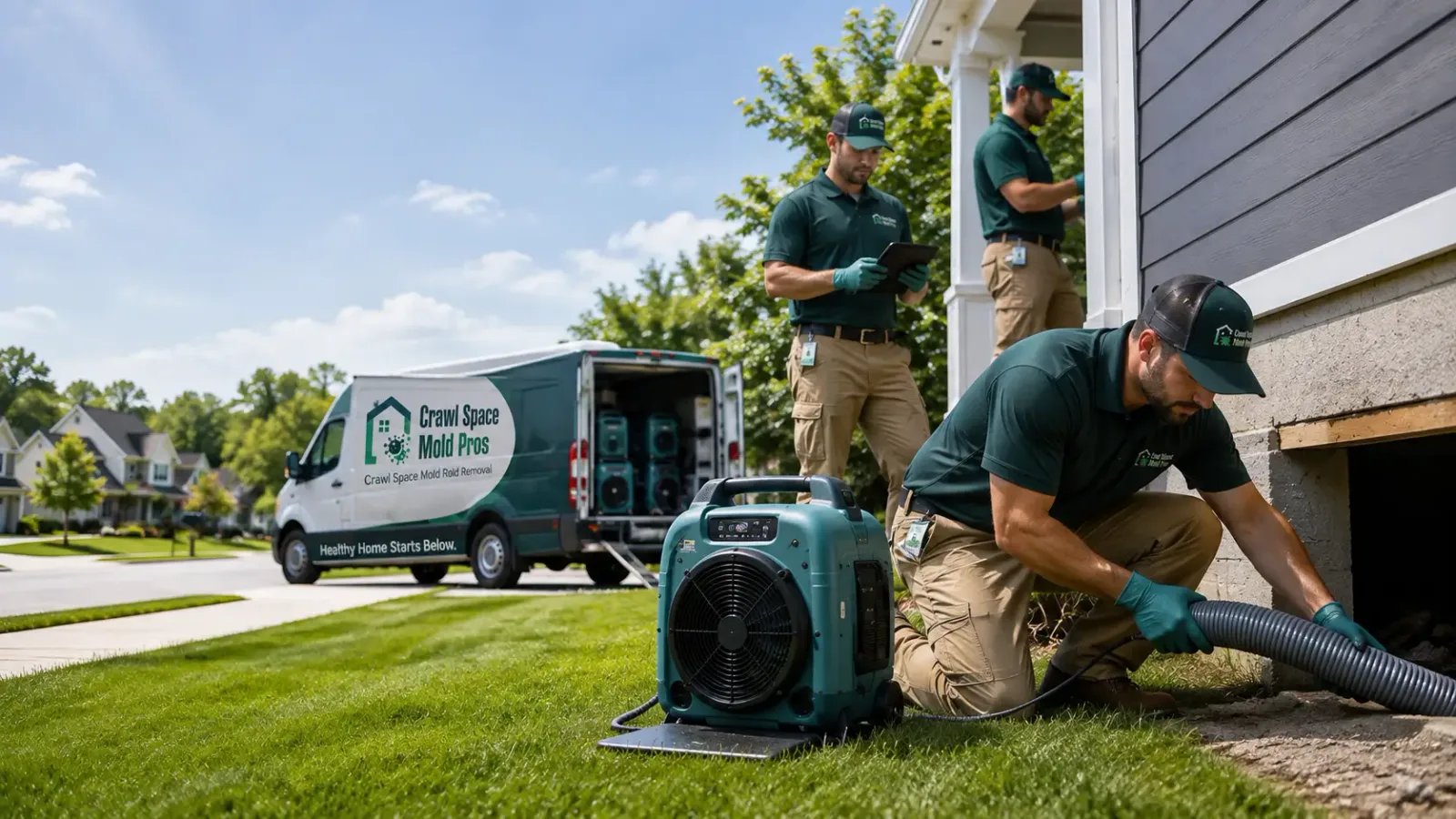 Crawl Space Mold Removal in North Stonington, CT